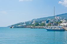 Yalta Seafront Royalty Free Stock Image Yalta Seafront Royalty Free Stock Image