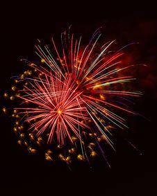 Holiday Celebration Fireworks Display Stock Photography Holiday Celebration Fireworks Display Stock Photography