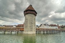 Chapel Bridge, Lucerne Royalty Free Stock Photos Chapel Bridge, Lucerne Royalty Free Stock Photos