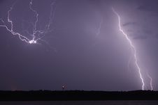 Lightning Burst Stock Image