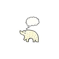 Cartoon Polar Bear Royalty Free Stock Image