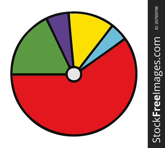 Cute Cartoon Pie Chart