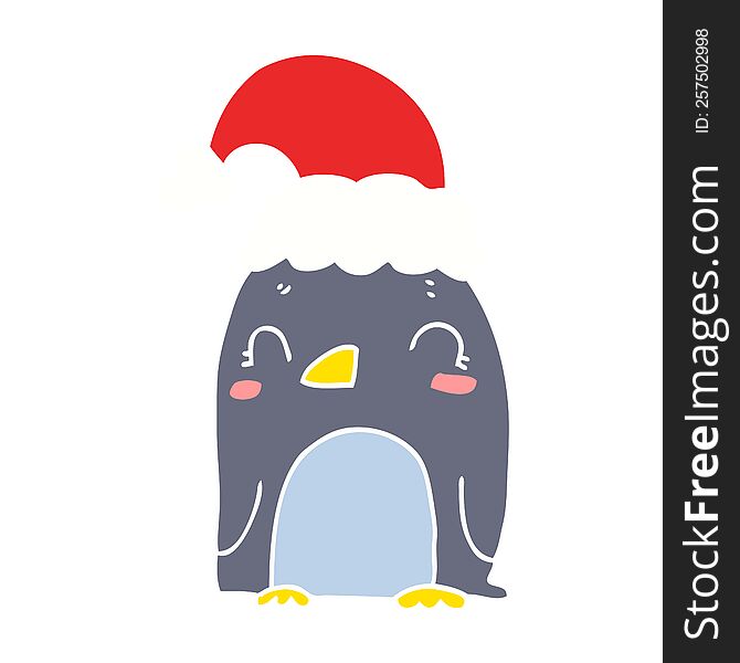 cute christmas penguin