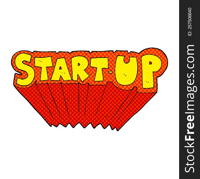 Cartoon Startup Symbol