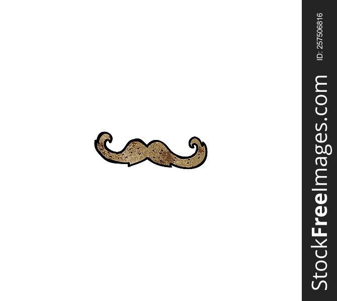 cartoon mustache