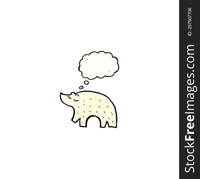 cartoon polar bear