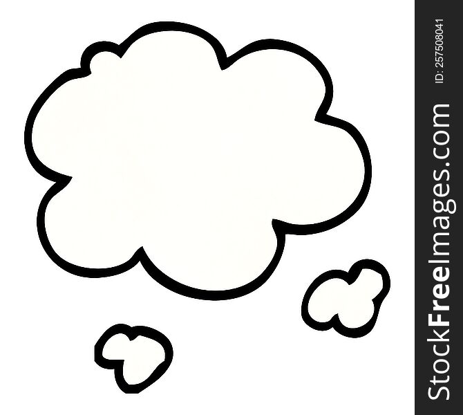 cartoon doodle cloud
