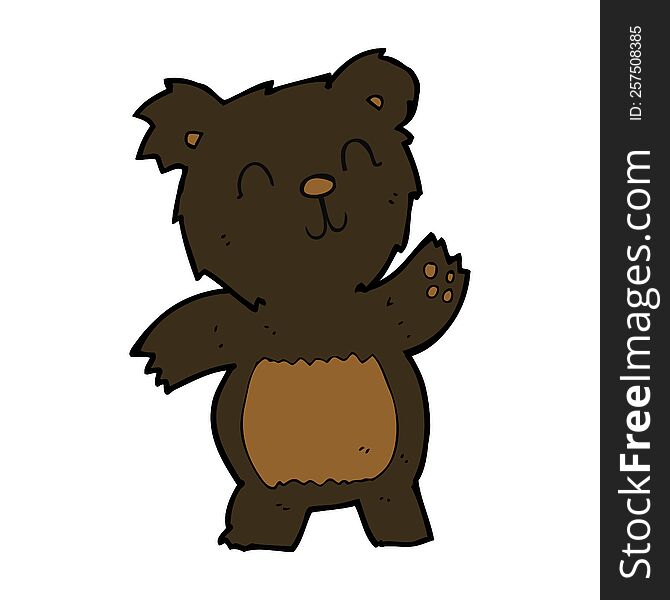 Cartoon Black Bear