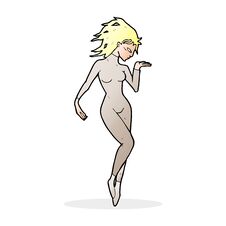 Free Cartoon Future Space Woman Stock Photography - 257510362