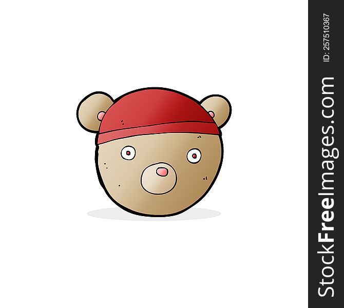 cartoon teddy bear hat