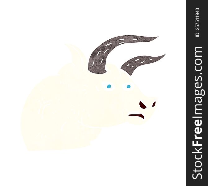 cartoon angry bull head