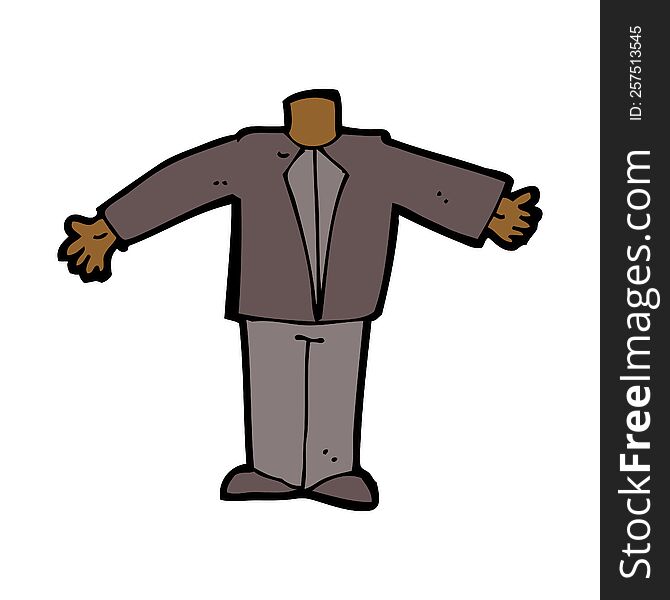 cartoon body in suit (mix and match cartoons or add own photos