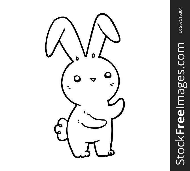 Cute Cartoon Rabbit