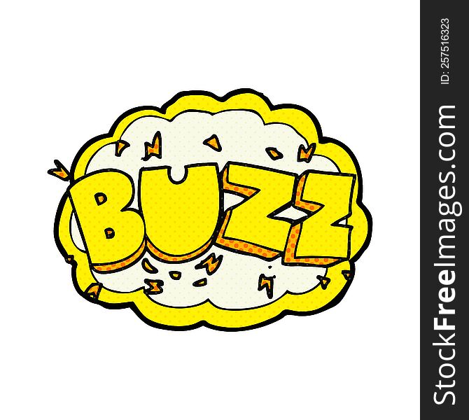 Cartoon Buzz Symbol