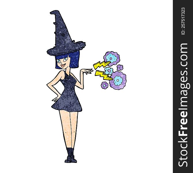 cartoon halloween witch