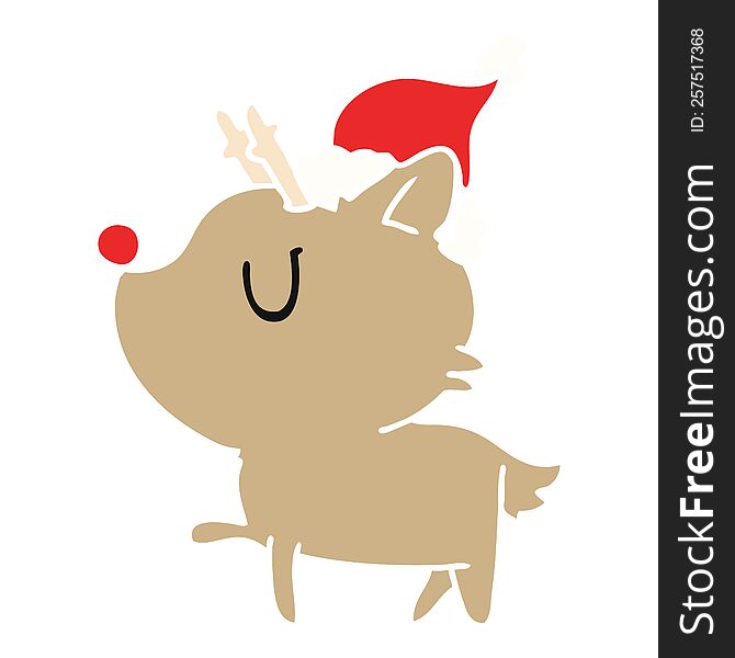 Christmas Cartoon Of Kawaii Deer