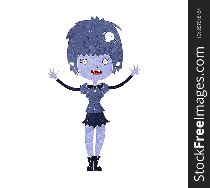 cartoon vampire girl