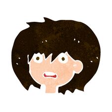 Free Cartoon Shocked Expression Royalty Free Stock Photo - 257523655