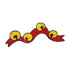 Cartoon Doodle Xmas Bells Stock Images Cartoon Doodle Xmas Bells Stock Images