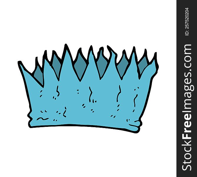 cartoon paper crown