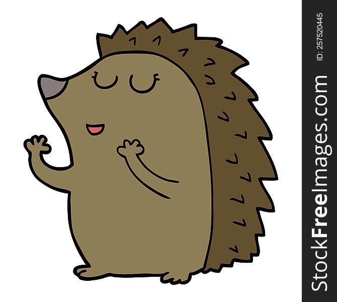 cartoon hedgehog