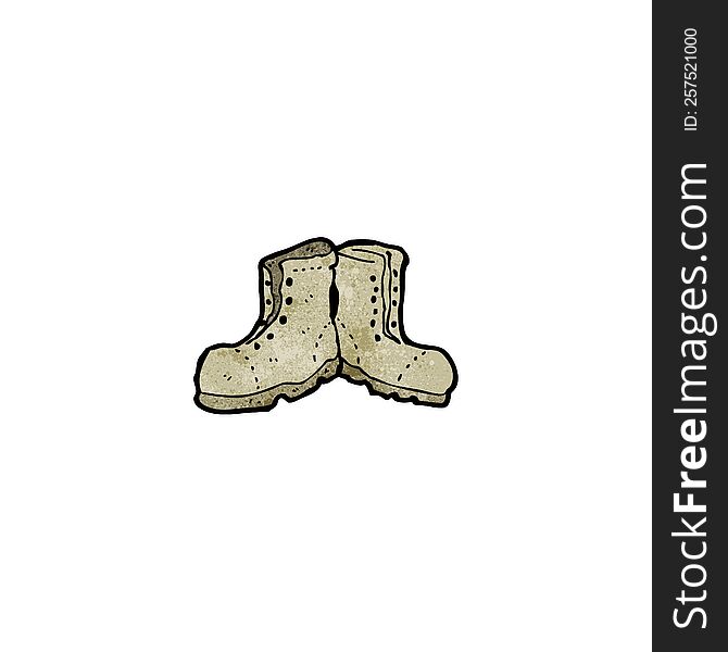 cartoon old boots