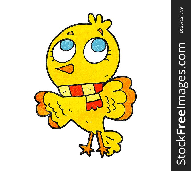 cute freehand textured cartoon bird. cute freehand textured cartoon bird