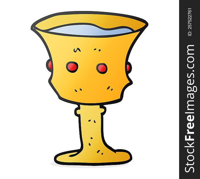 cartoon medieval cup
