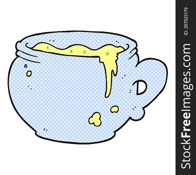 Cartoon Mug Of Soup