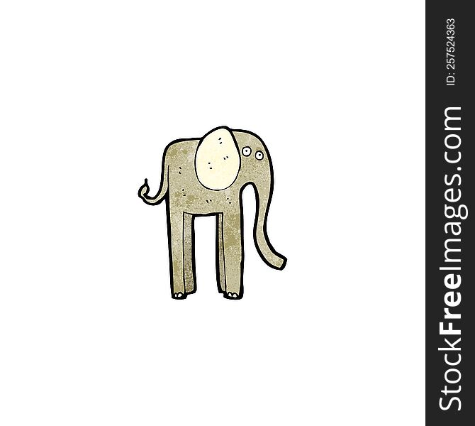 Funny Cartoon Elephant