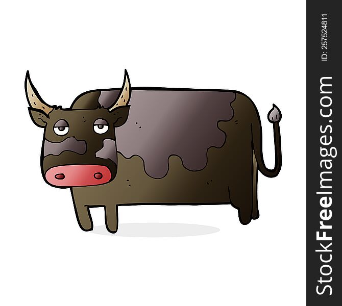 cartoon cow