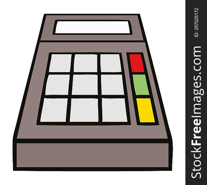 Cute Cartoon School Calculator