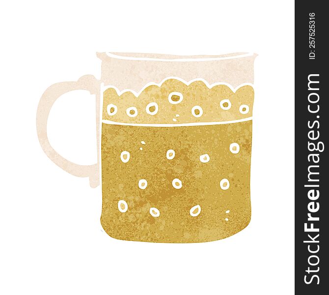 cartoon mug of beer