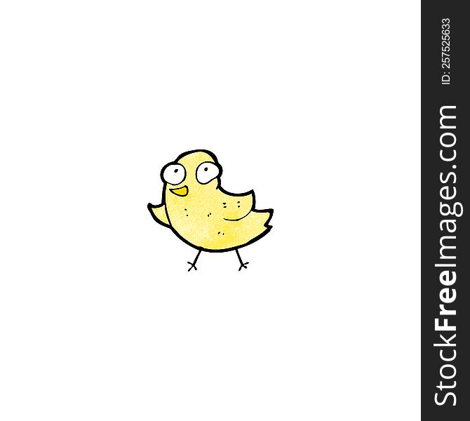 Cartoon Little Yellow Bird