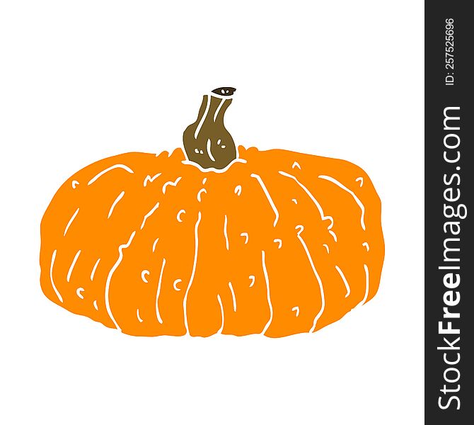 Cartoon Doodle Pumpkin