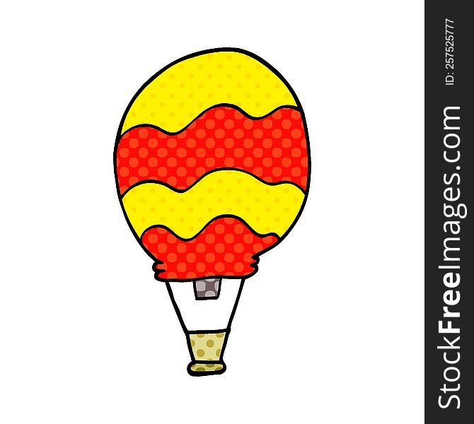 Cartoon Doodle Of A Hot Air Balloon