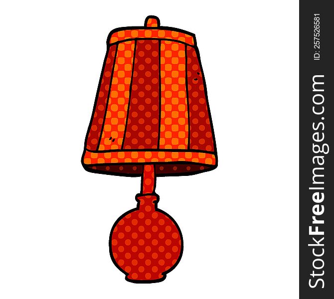 Cartoon Doodle Table Lamp