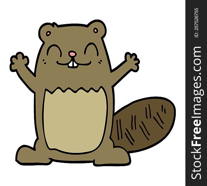 cartoon beaver