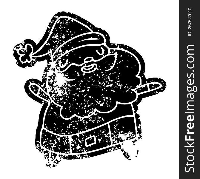 Grunge Icon Kawaii Of Santa Claus