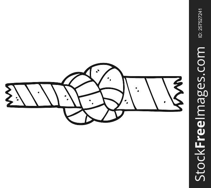 cartoon knotted rope