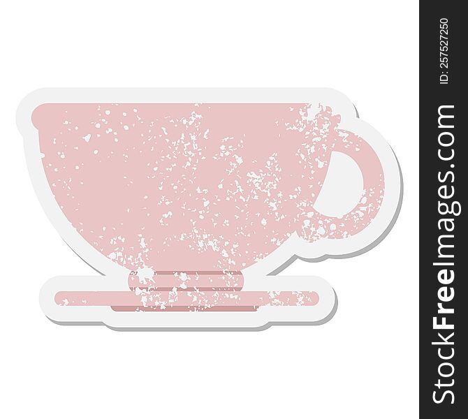 cup of coffee grunge sticker