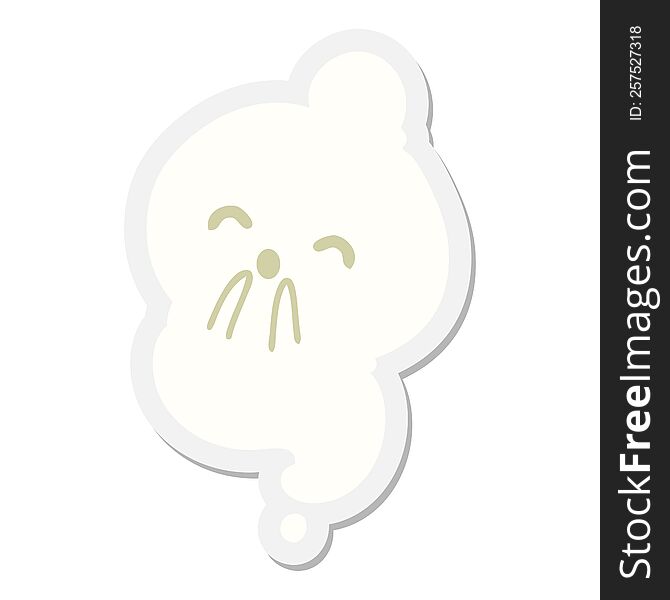 Halloween Ghost Sticker