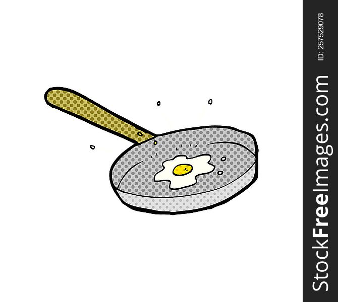 cartoon fried egg