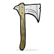 Cartoon Axe Royalty Free Stock Images