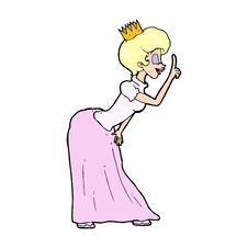 Cartoon Princess Royalty Free Stock Image