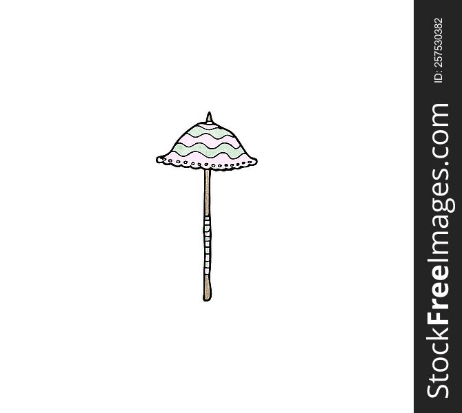 cartoon parasol