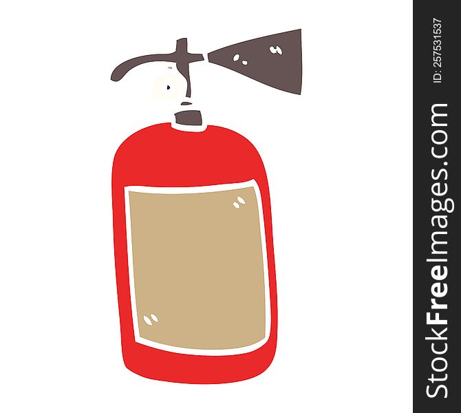 Cartoon Doodle Fire Extinguisher