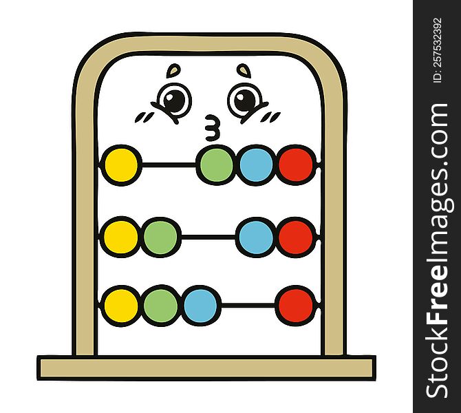 cute cartoon abacus