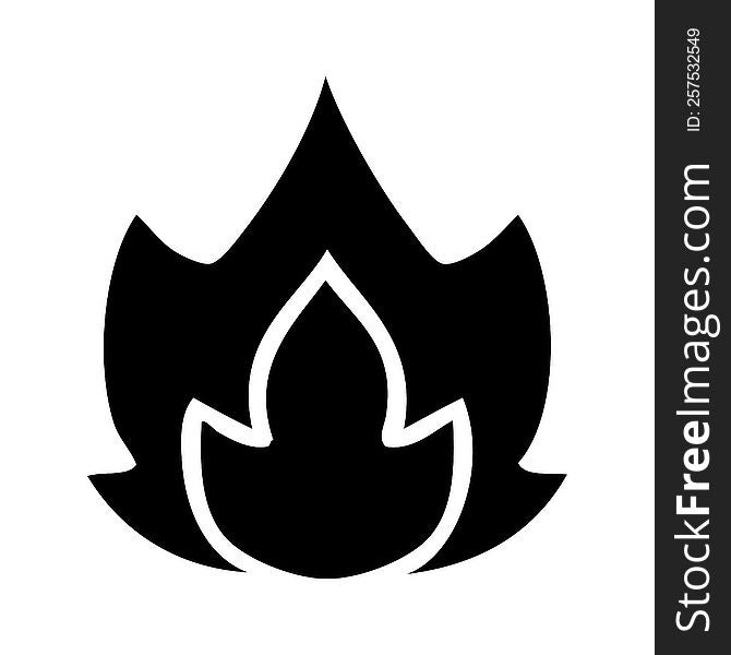 Flat Symbol Fire