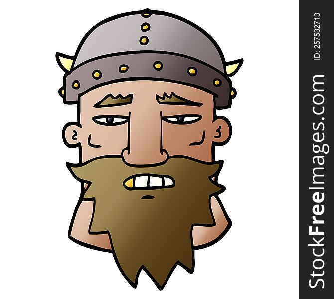 cartoon doodle angry warrior